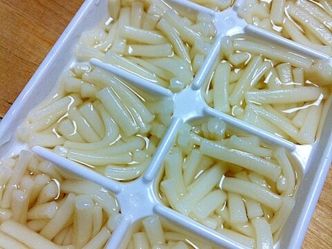 離乳食☆乾麺うどん下準備と保存法